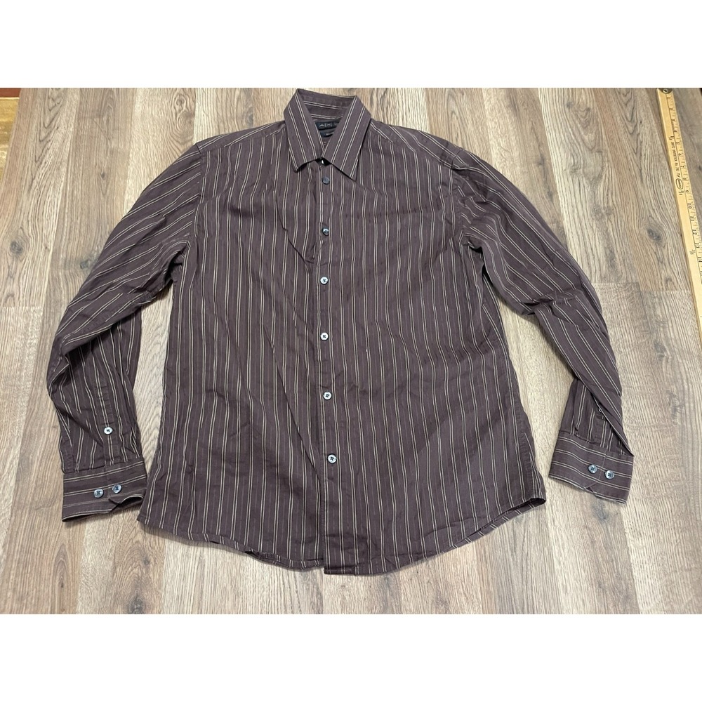 Axist Shirt, Men's Size Medium, Brown, Modern Fit, Button Up